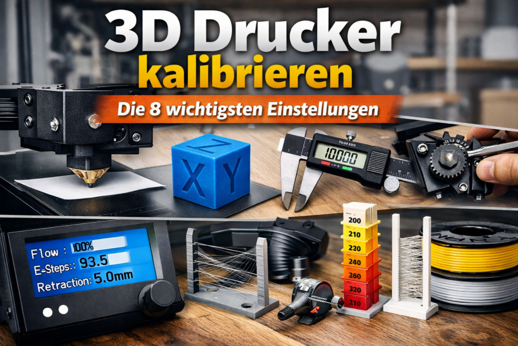 3D Drucker kalibrieren – die wichtigsten Einstellungen für perfekte 3D-Drucke