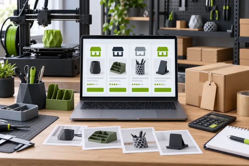 Wo 3D-Drucke verkaufen – Etsy, eBay, Kleinanzeigen und eigener Shop im Vergleich